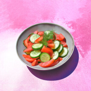 tomaat komkommer salade